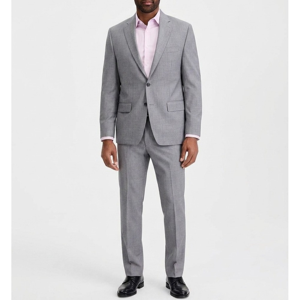 Michael Kors Mens Classic fit Wool 2-pc Suit Jacket Blazer 52R Pants 42W 32L